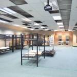 Photos by Luisa Loi/Whidbey News-Times 
The food service area is located at the end of the sleeping room.