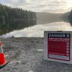 Photo by Jessie Stensland / Whidbey News Group
Pass Lake, which is within Deception Pass State Park, is closed because of toxic algae.