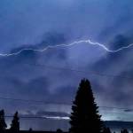 Photo by Tiffany Durley
Lightning strikes over Admiralty Bay near Coupeville Aug. 29.