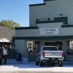 Photo provided
The Langley Good Cheer Thrift Store was transformed into a post office for the TV commercial.