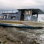 Photo by David Welton
The state Department of Natural Resources authorized the removal of an abandoned and derelict vessel, known as the Madahy, this week.