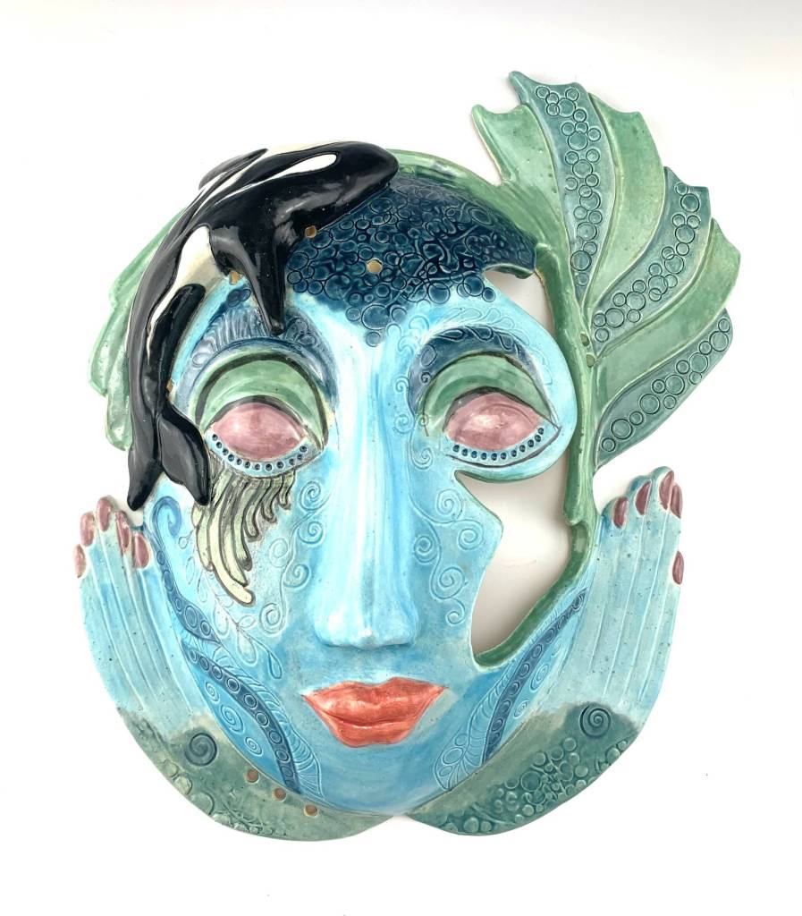 Photo provided
This mask was dedicated to Tokitae, the lone orca who died at the Miami Seaquarium.