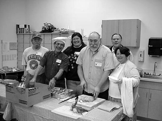 The original Mobile Turkey Unit crew in 1999. Founder Thomas Arhontas is second from the left. (Photo provided)