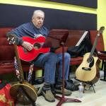 Alan McClymond plays at the Guitars for Vets Sunday jam. (Photo by Luisa Loi)