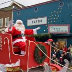 Santa Claus during a previous years Holly Jolly Parade in Langley. (Photo by David Welton)