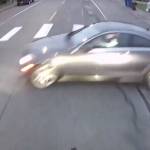 A dash cam on an Oak Harbor school bus captured a collision with a stolen car.