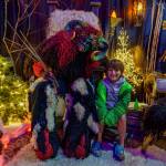 Siobhan Wright came dressed as Mrs. Krampus, a horned figure from European folklore who scares misbehaving children during the Christmas season. (Photo by David Welton)