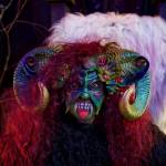 Siobhan Wright came dressed as Mrs. Krampus, a horned figure from European folklore who scares misbehaving children during the Christmas season. (Photo by David Welton)