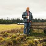Robert Pelant stands on the Pacific Rim Institutes land, where he also lives with his family. (Photo by Luisa Loi)