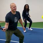 Paul and Abi Tschetter have opened Whidbey Islands very first pickleball club, Whidbey Pickle Barn. (Photo by David Welton)