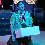 Chip Tolentino (Andrew Huggins) sings Chips Lament. (Photo by Luisa Loi)