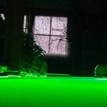 Jack Twist, played by James Croft, hides beneath the thick fog as he waits for couples to cross the swamp. (Photo by Luisa Loi)