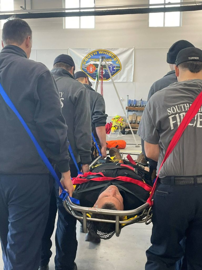 Firefighters participate in training exercises. (Photo by South Whidbey Fire/EMS)