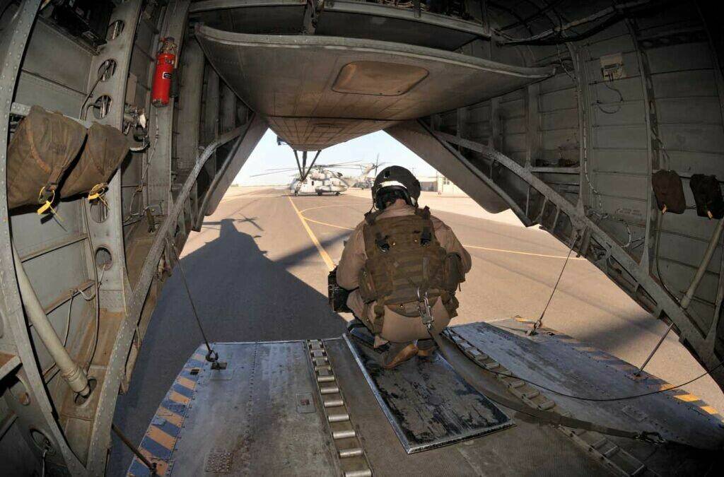 In high school, Donovan Davis committed to joining the marines, where he truly lived his childhood dream. (Photo courtesy of Greg Davis)