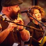 Michael Albert and Abigail Lennox of the Beggar Boys perform during a previous Whidbey Island Music Festival concert. (Photo by Dennis Browne)