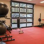 The fitness room. (Photo by Luisa Loi)