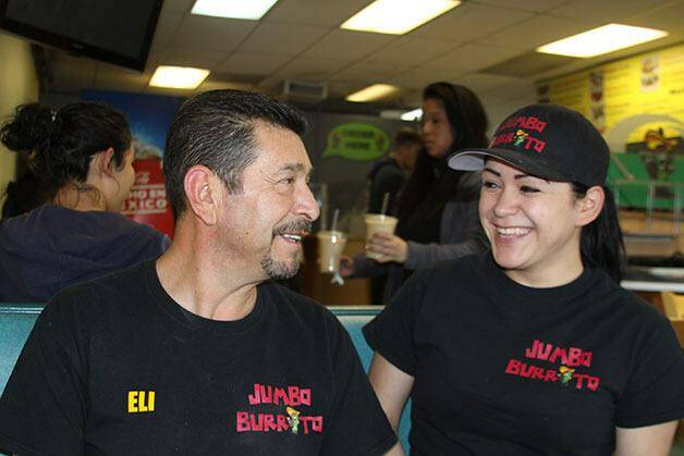 Eli Loera Sr. (left) and his daughter Brenda Loera (right) in 2014.