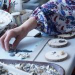 Photo by Sam Fletcher
Whidbey Artist Libby Hammer makes her Ragamuffins in her home studio.