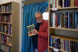 Photo by David Welton
Mutiny Bay Books has titles from just about every genre, including the helpful Homeschooling for Dummies.