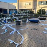 Though students believed they had permission to pull the prank on the school, Moccia and Patton said an approved prank would have included information sent to students, the presence of adults on the scene and a clean-up plan. (Photo provided)