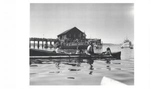 A scene from one of the first editions of the Penn Cove Water Festival in the late 1930s. (From the Collection of Island County Historical Society Museum Library and Archives. 2022.060.001)