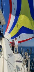 Photo provided
Karen Cox and John Goebel recently returned to Oak Harbor after two years sailing through the Atlantic.