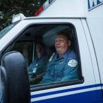 Tom Cross, WhidbeyHealth paramedic, captains an ambulance. (Photo by Sam Fletcher)