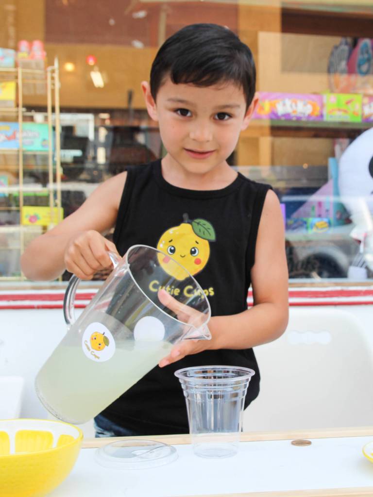 Ronin Alejandre, who turned 6 on Aug. 17, dreams of becoming a YouTuber when he grows up. To buy his own equipment, he decided to get in the lemonade business, helped by his sister and his parents. He also came up with the name Cutie Cups, according to his mother, Niki Alejandre.
Hes always wanted to have his own business and do his own thing and be his own boss, she said.