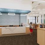 Photo from Oak Harbor Public Schools
A rendering of the Crescent Harbor Elementary library.