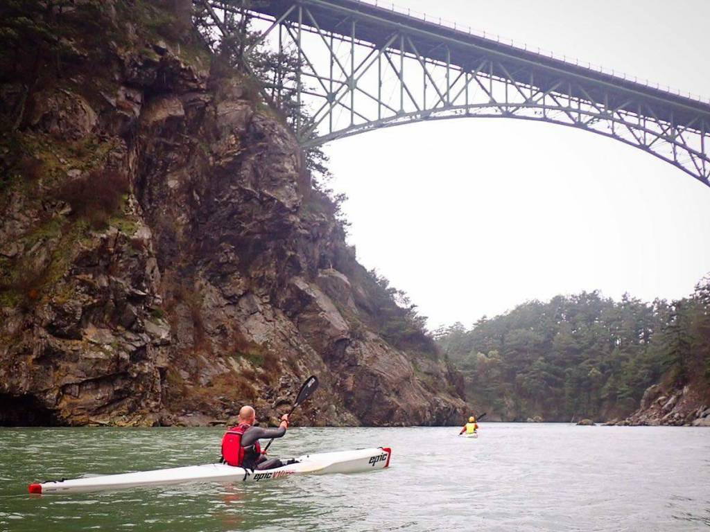 Photo provided
Rob Casey, a kayak instructor, tours through Deception Pass.
