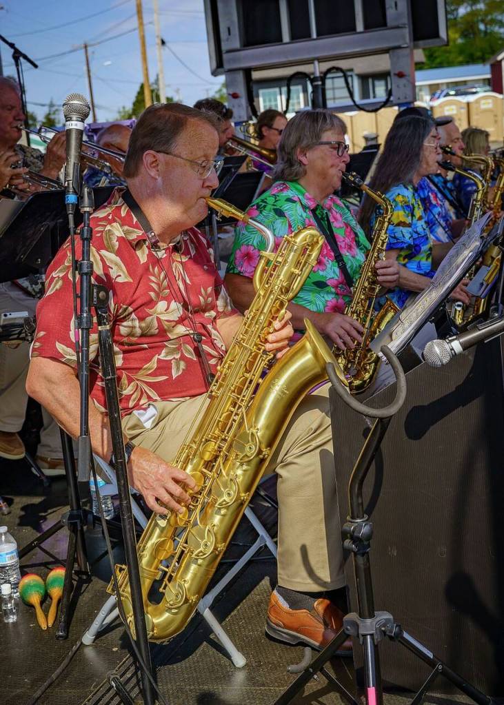 Photo by David Welton
The SeaNotes Big Band performed Sunday.