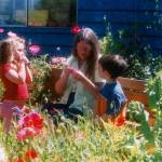 Founder Mully Mullally with some kids at the South Whidbey Childrens Center years ago. (Photo provided)