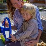 South Whidbey Childrens Center alum Sonya Richards with her 4-year-old daughter, Ona. (Photo by David Welton)