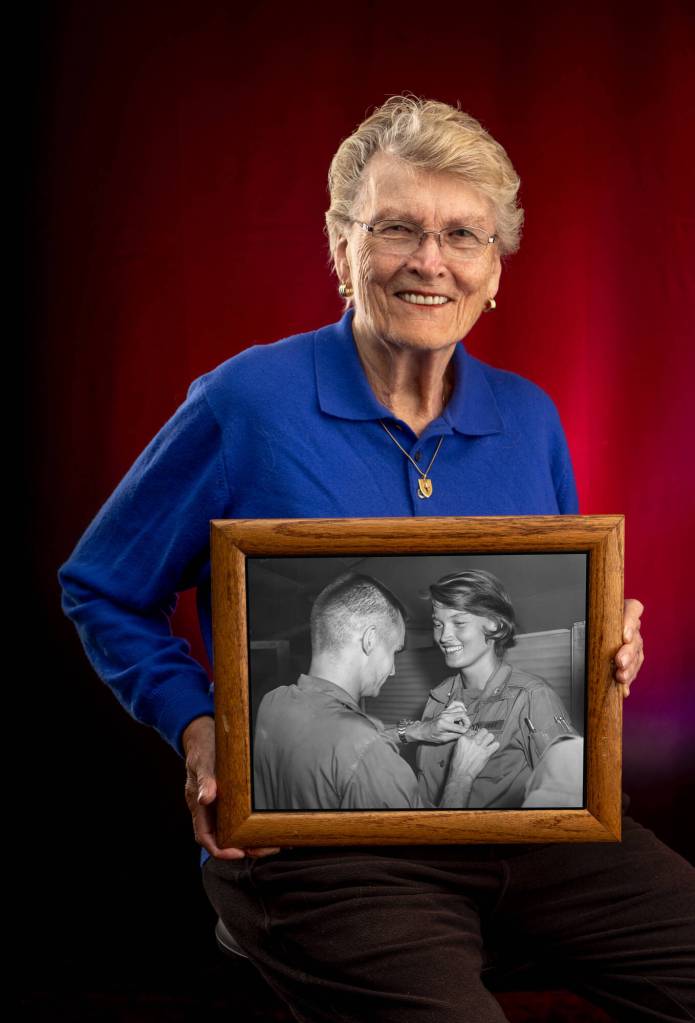 Grethe Cammermeyer served as a combat head nurse from 1967 to 1968, receiving a Bronze Star. (Photo by Mike Holtby)