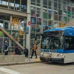 A Community Transit bus. The service recently added a new direct bus that takes Whidbey commuters from the Mukilteo Ferry Terminal to the light rail station in Lynnwood. (Photo by Community Transit)