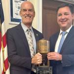 Photo provided by Larsens office
Rep. Rick Larsen, D-Wash., and Rep. David Rouzer, R-N.C., won the seventh annual Congressional brewing competition hosted by Anheuser-Busch.