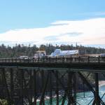 Photo by Luisa Loi
On Sept. 30, a truck transported the 40-foot-tall Angel de la Creatividad sculpture from Bellingham.