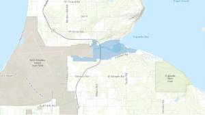 GIS image
This map shows the boundaries of Island County Diking District 3 in blue.
