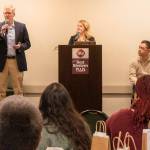 (Photo by Meredith Acosta)
From the left, Gary Wray, Dave Paul, Dannah McCullough, Clyde Shavers and Carrie Kennedy.