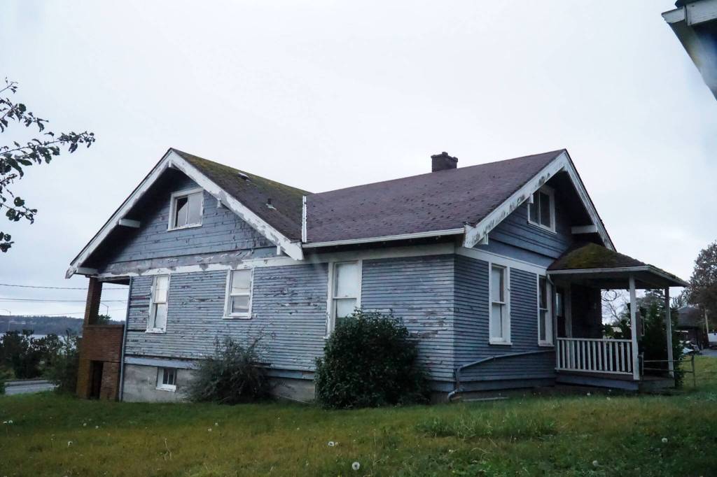 The empty house on Pioneer Way was built in 1925 by Otto Van Dyke, the builder of the Roller Barn, and was owned by the Maylor family for nearly a century.