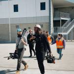 (Photo provided)
The Working on Whidbey crew walks on Navy Air Station Whidbey Island for a future episode.