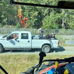 The Working on Whidbey crew films on Navy Air Station Whidbey Island for a future episode. (Photo provided)