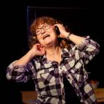 (Photo by David Welton)
Sharon (Gail Liston) on the phone.