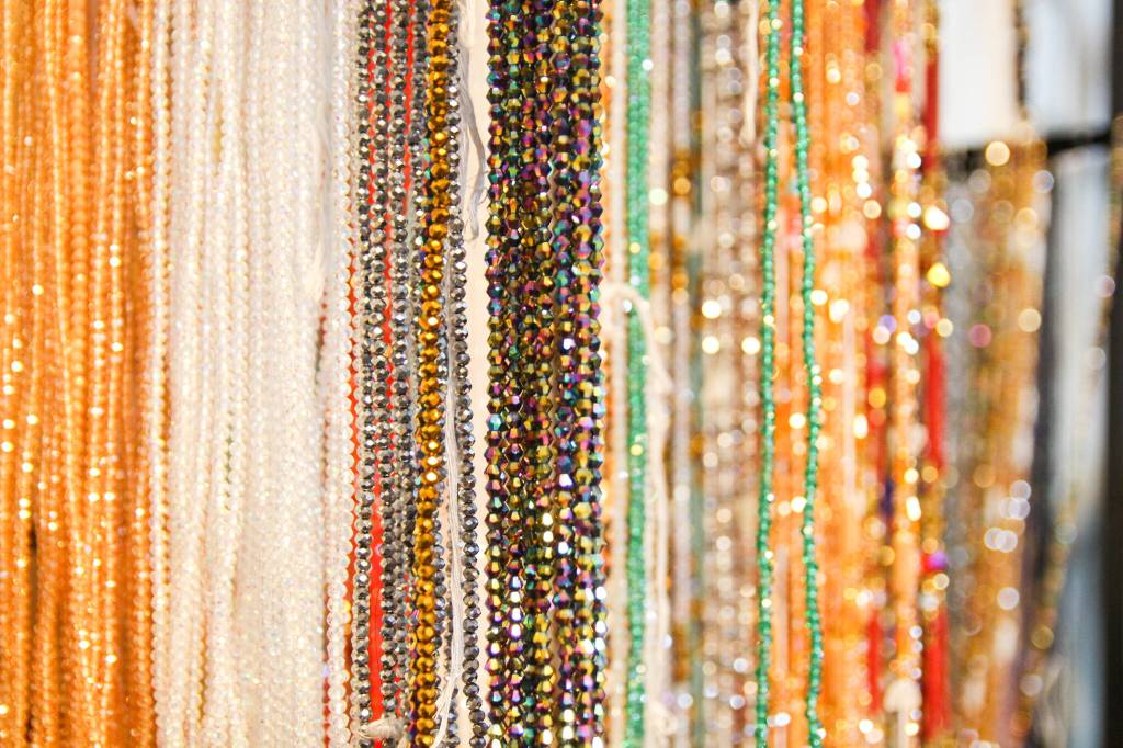 (Photo by Luisa Loi)
Some colorful waist beads.