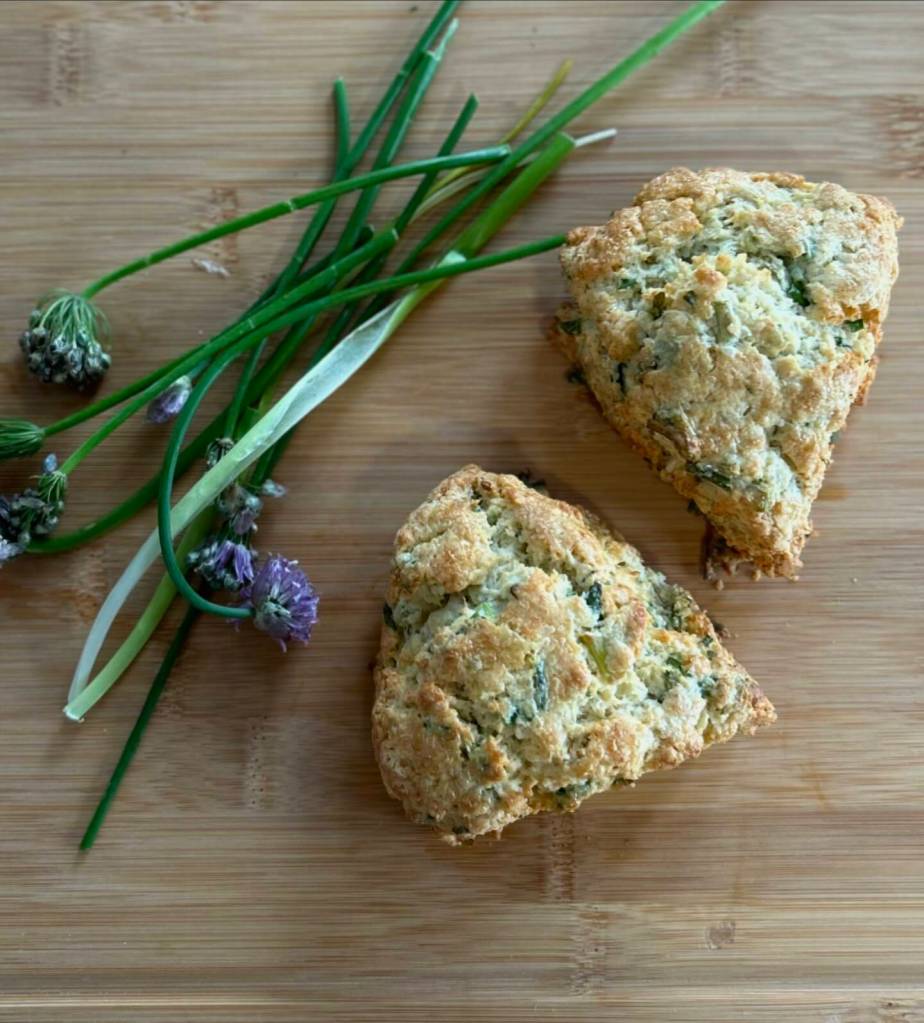 (Photo provided)
The sour cream and chives scones.