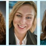 At left, Becky Clifford, Liz Ritz and Kristine Michael.