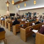 (Photo provided)
Participants at the 2023 Blessed are the Peacemakers event packed St. Augustines in-the-Woods Episcopal Church.