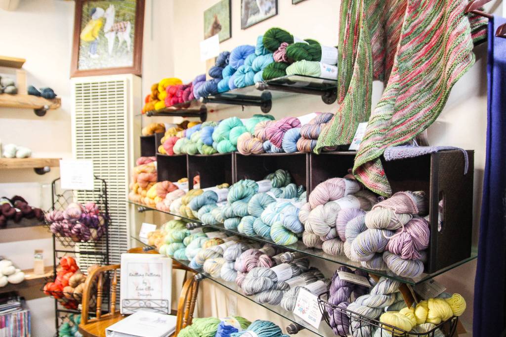 (Photo by Luisa Loi)
A collection of alpaca yarns that can be found at the Paca Products Boutique.