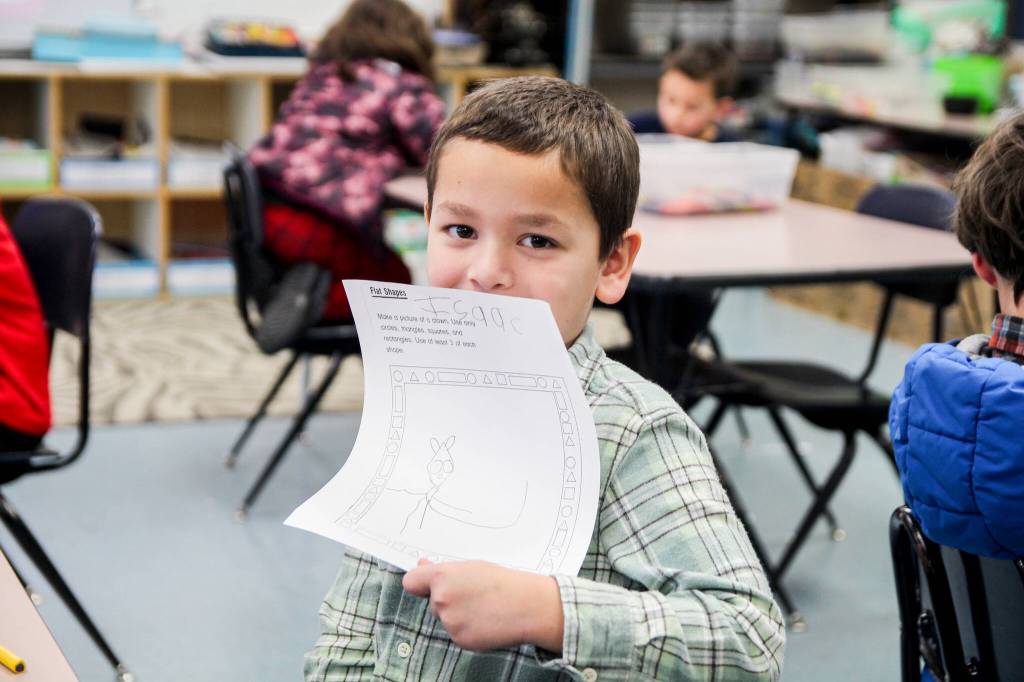 Photo by Luisa Loi
Isaac Tremain, first grader.