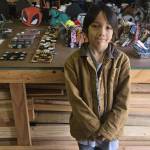 Photos provided
Jeremiah Lucian stands before a table of his creations.